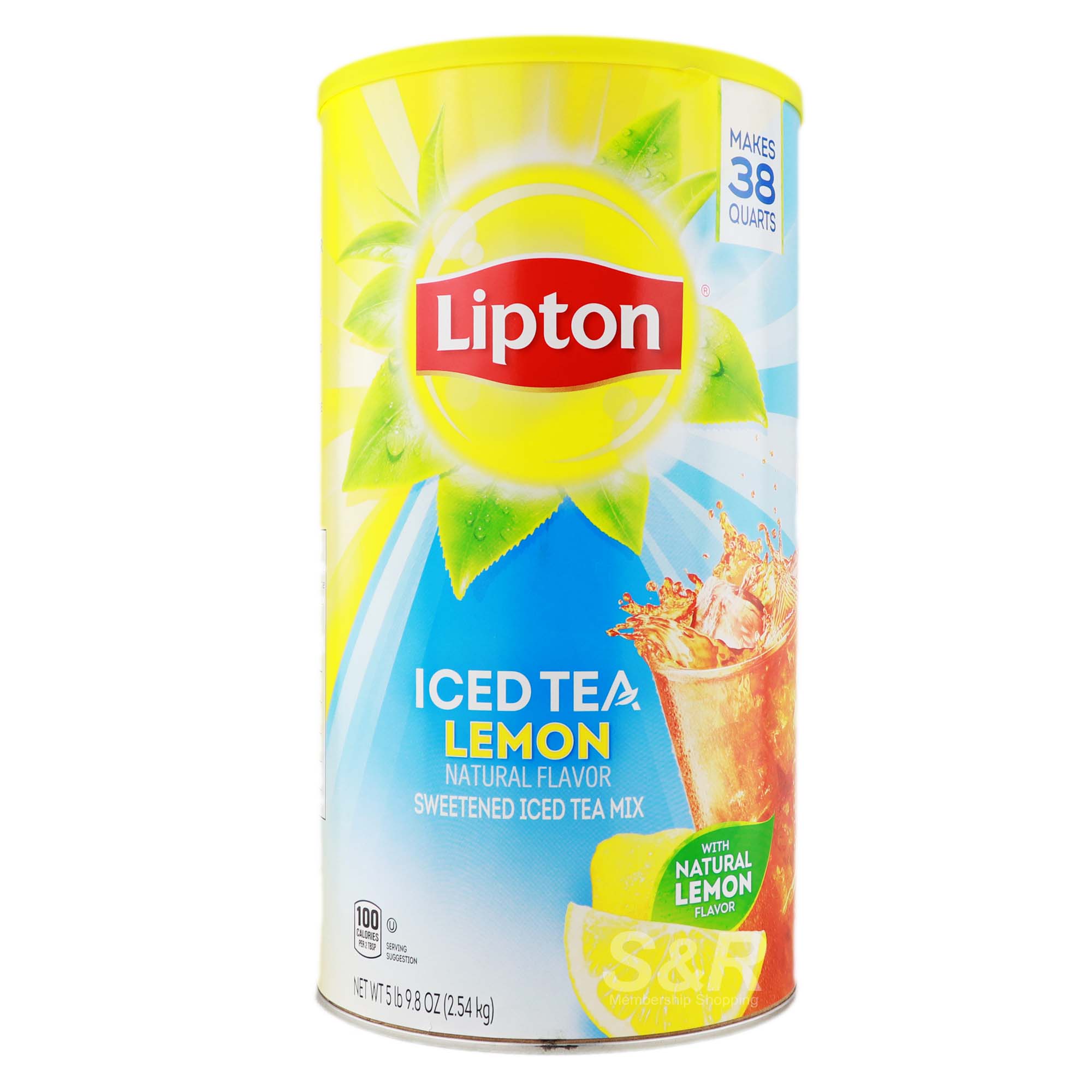 Lipton Iced Tea Lemon Sweetened Iced Tea Mix 2.54kg Lipton Iced Tea Lemon Sweetened Iced Tea Mix 2.54kg